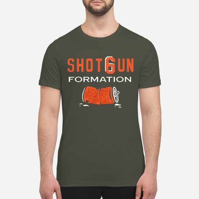 Shotgun formation premium men's shirt