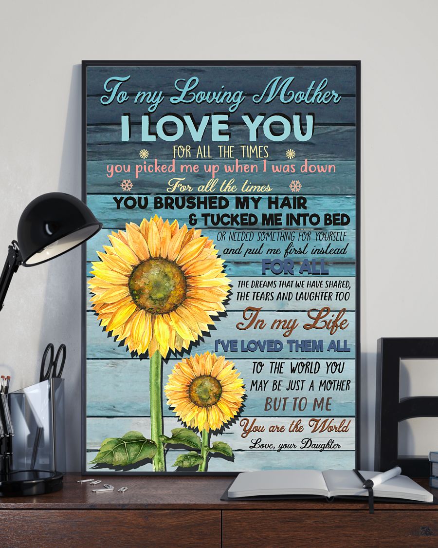 To my loving mother I love you poster 7