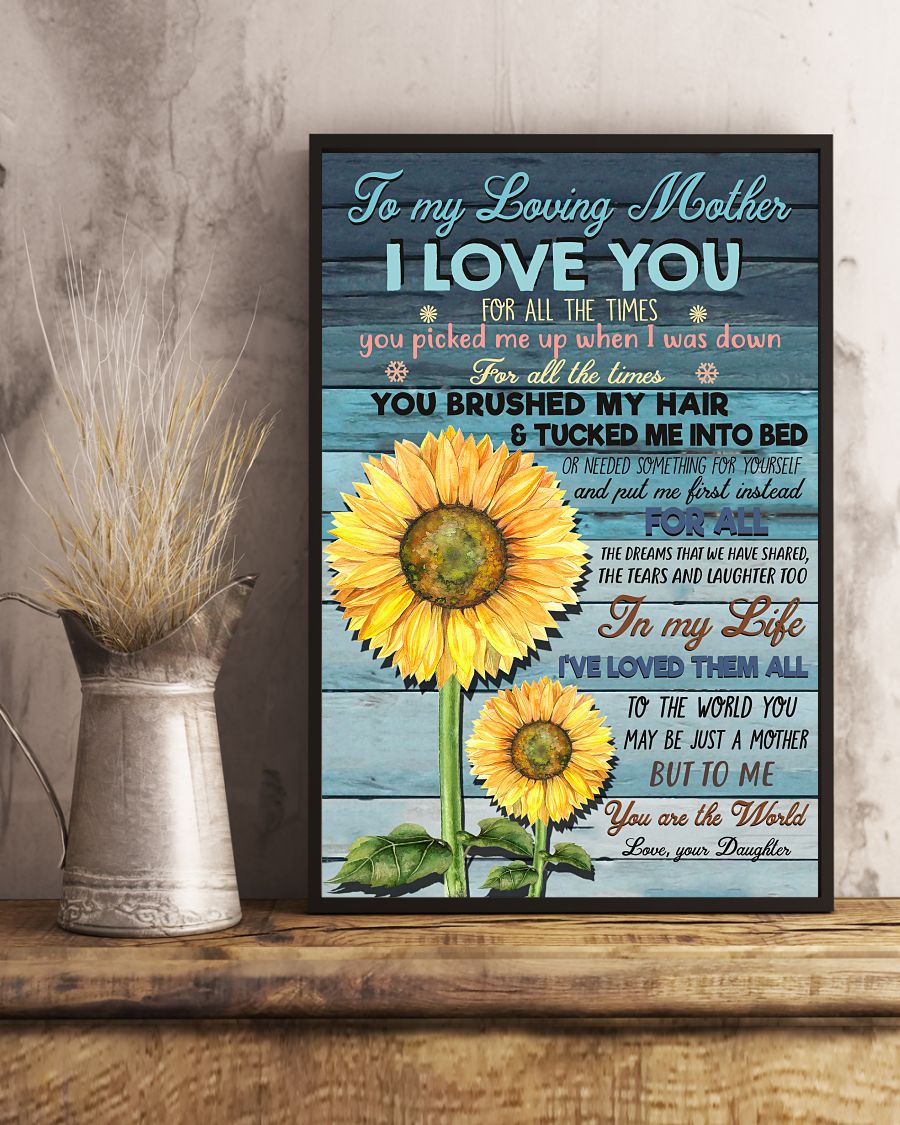 To my loving mother I love you poster 5