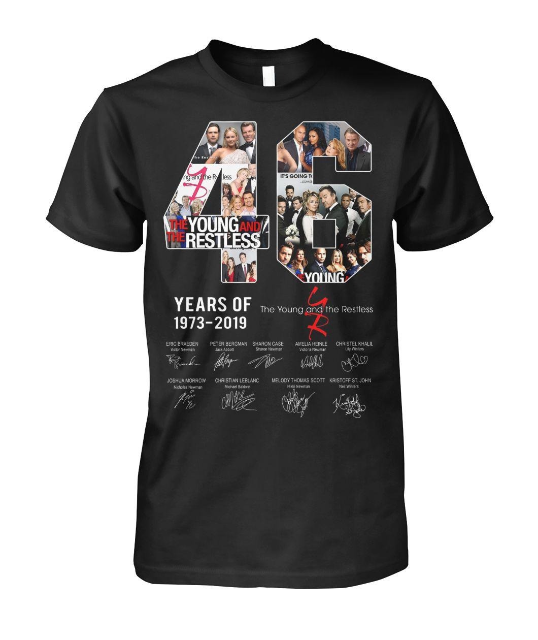 46 years of the Young and the Restless cotton shirt