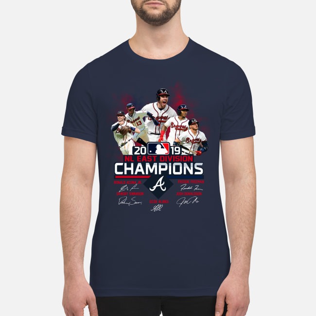 Atlanta Braves 2019 NL East Divison champion premium men's shirt