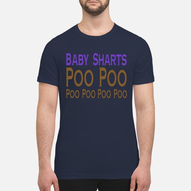 Baby sharts poo poo premium men's shirt