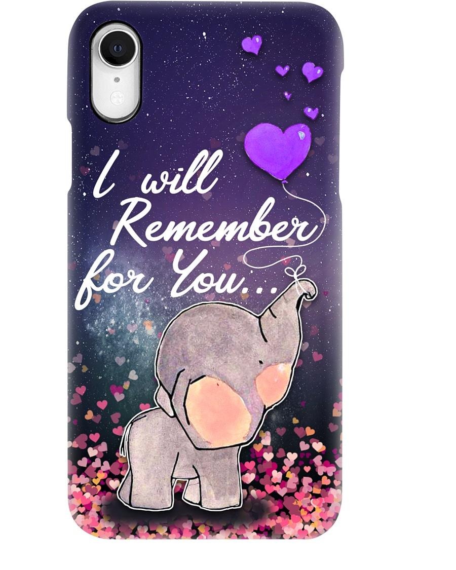 Elphant I will remeber for you phone cases