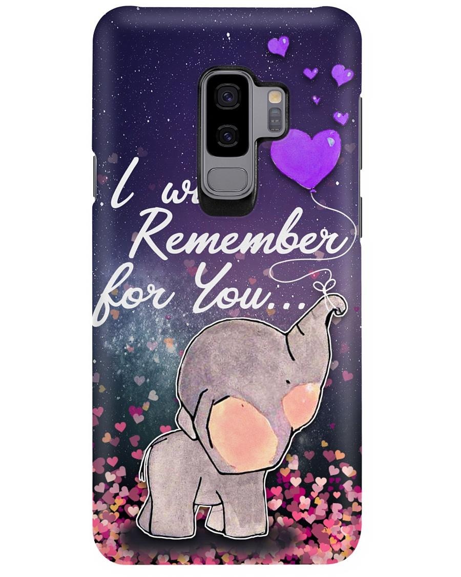 Elphant I will remeber for you phone cool case