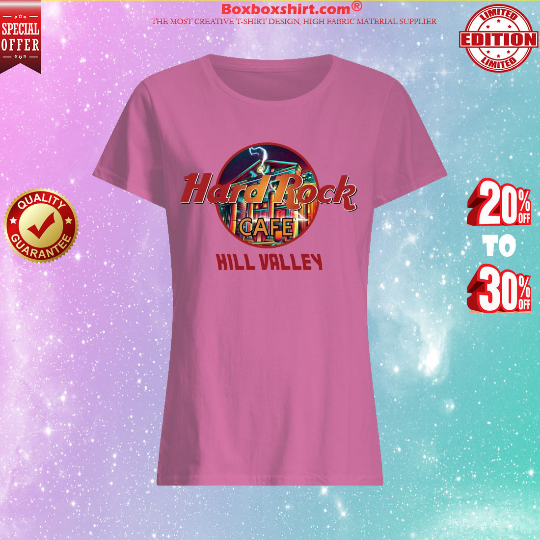 Hard rock cafe Hill valley classic shirt