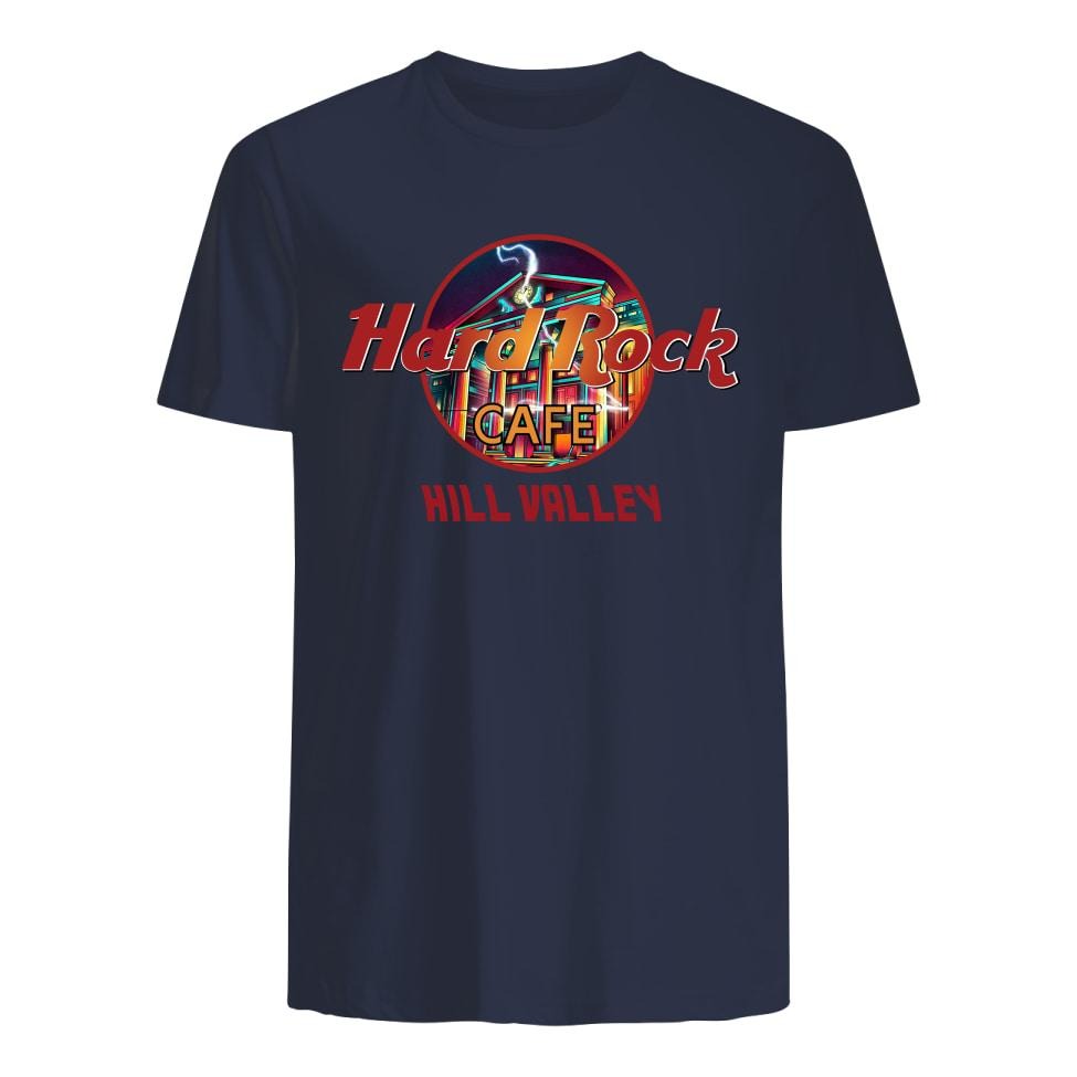 Hard rock cafe Hill valley premium men's shirt