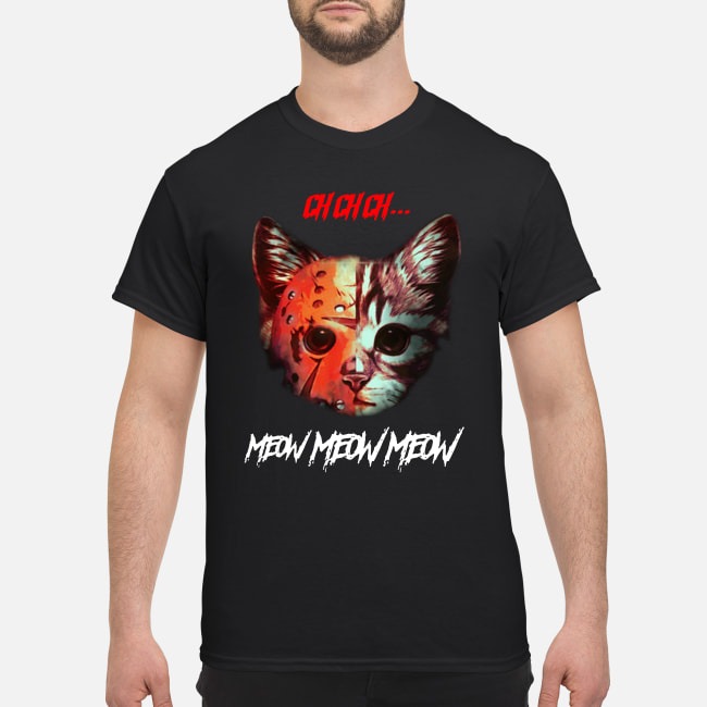 Horror movie Cat meow shirt