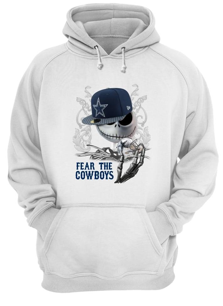 Jack Skellington fear the Cowboys shirt and hoodie
