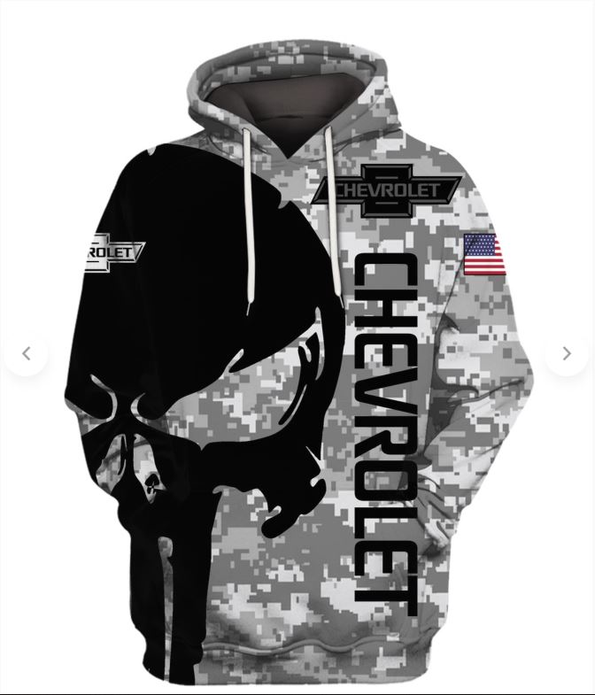 Punisher skull Chevrolet 3d shirts and hoodies