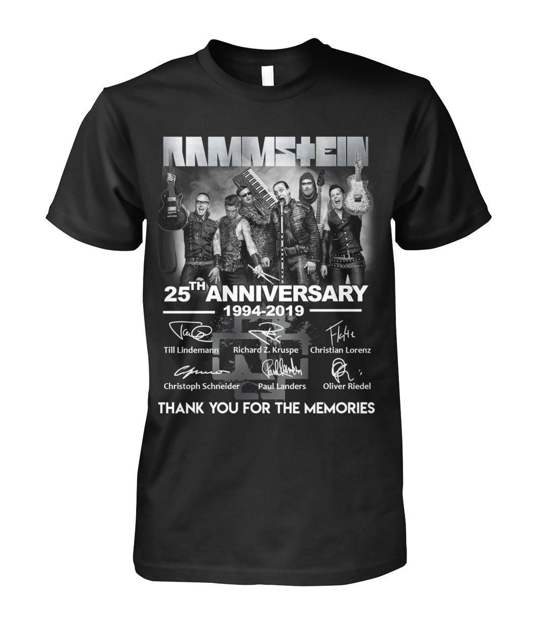 Rammstein 25th anniversary 1994 2019 classic shirt