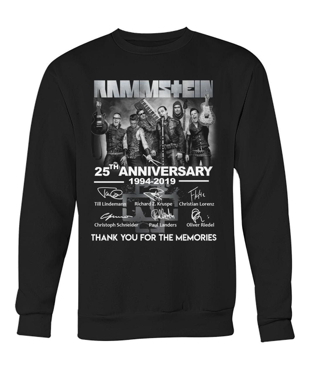 Rammstein 25th anniversary 1994 2019 sweatshirt