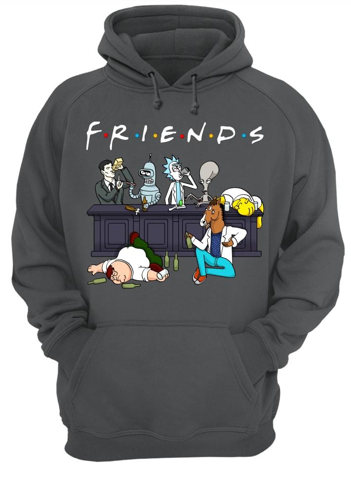 Rick and Morty friends shirt and hoodie
