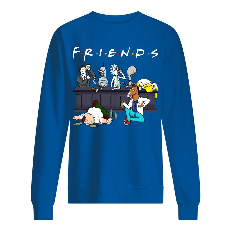 Rick and Morty friends sweatshirt