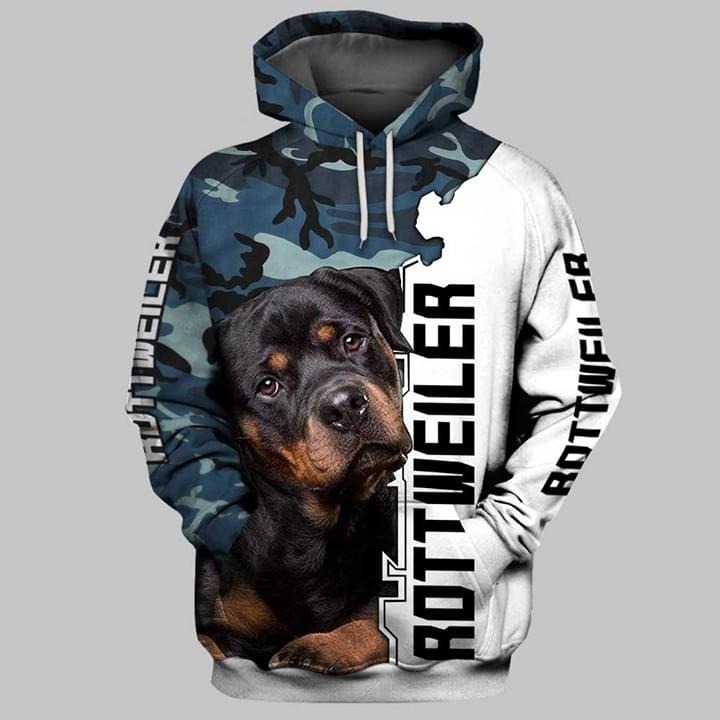 Rottweiler 3d shirt and hoodie