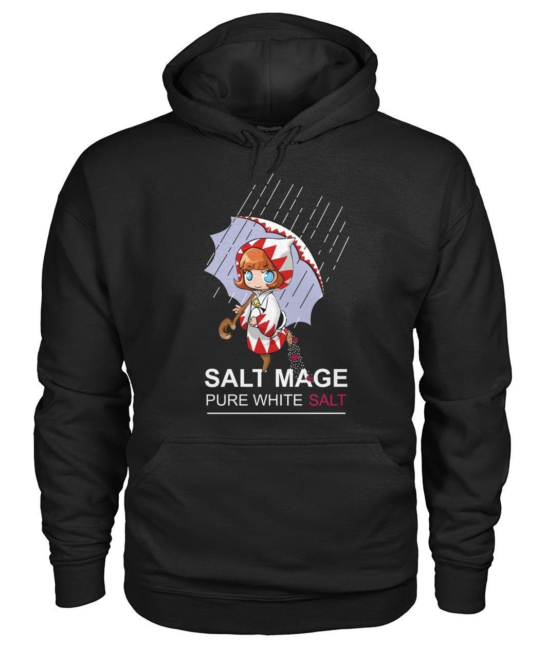 Salt mage pure white salt shirt and hoodie