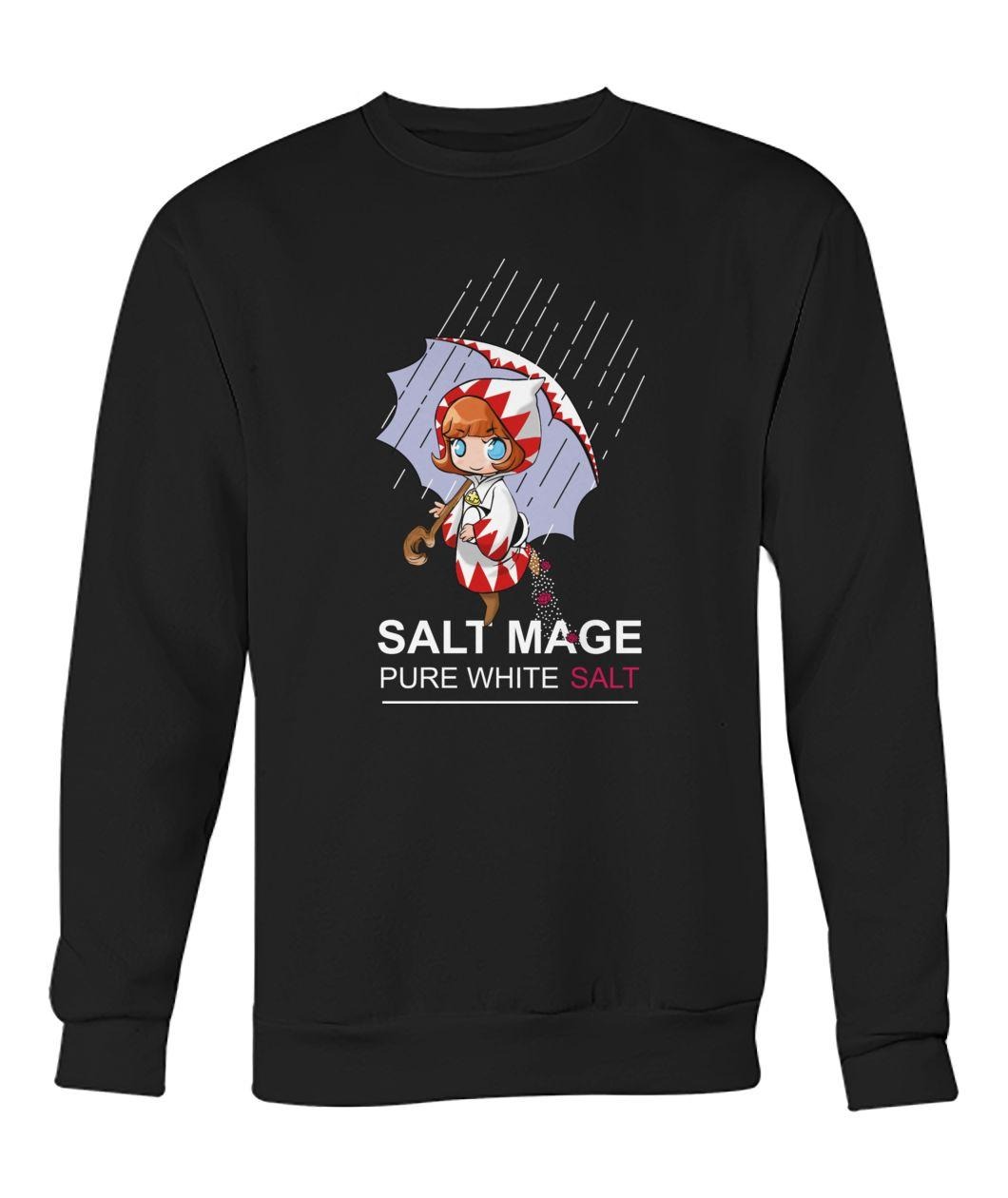 Salt mage pure white salt sweatshirt