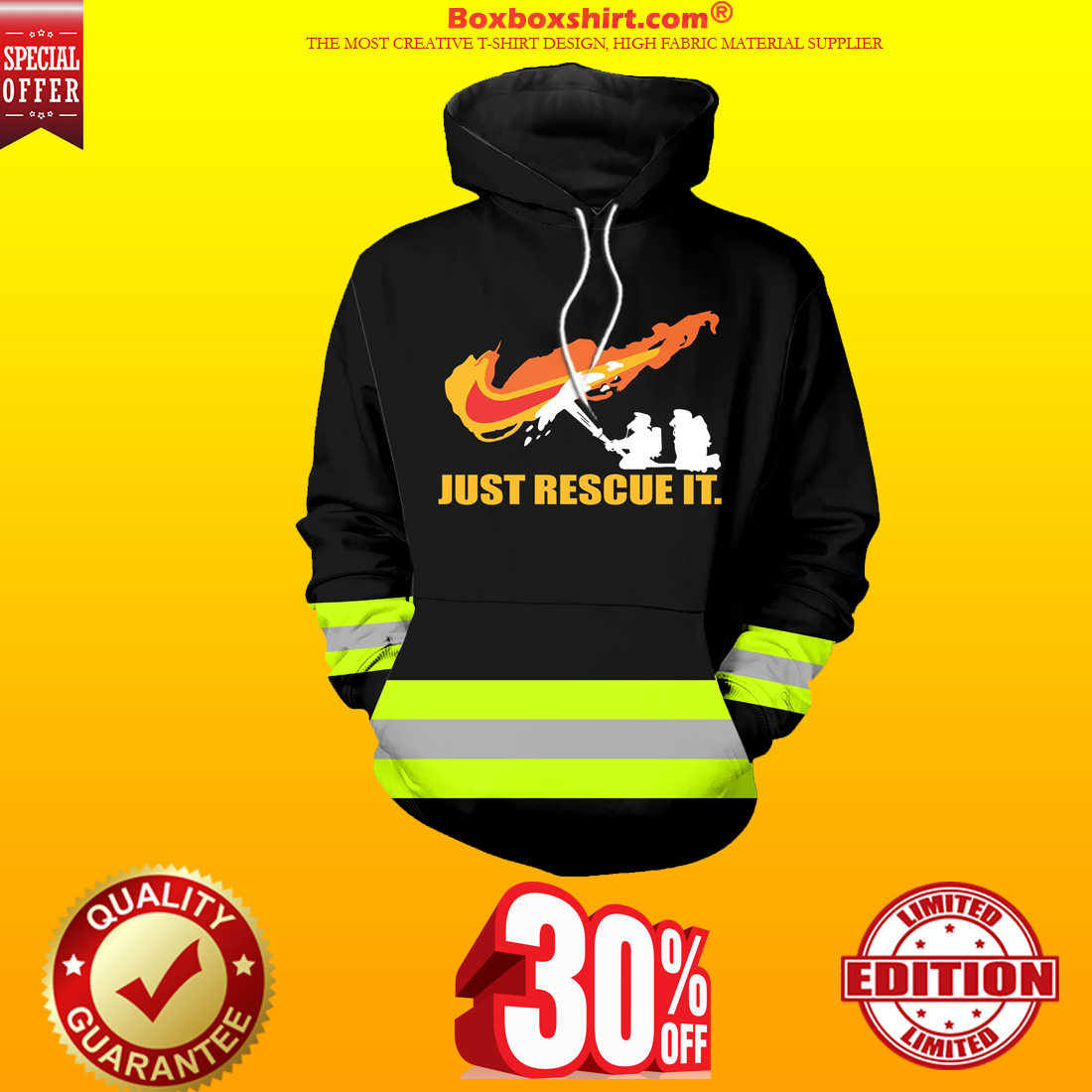 Under Armour firefighter 3d hoodie hot shirt