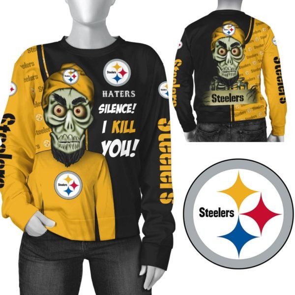 Achmed the dead terrorist pittsburgh steeler hater silence I kill you 3d hoodie 4