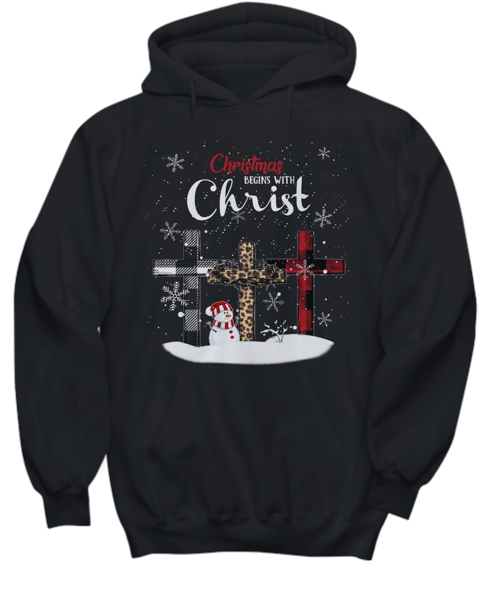 Christmas begins with Christ shirt 2