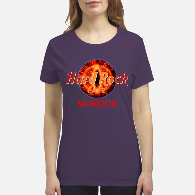 Hard rock cafe mordor premium women's shirt