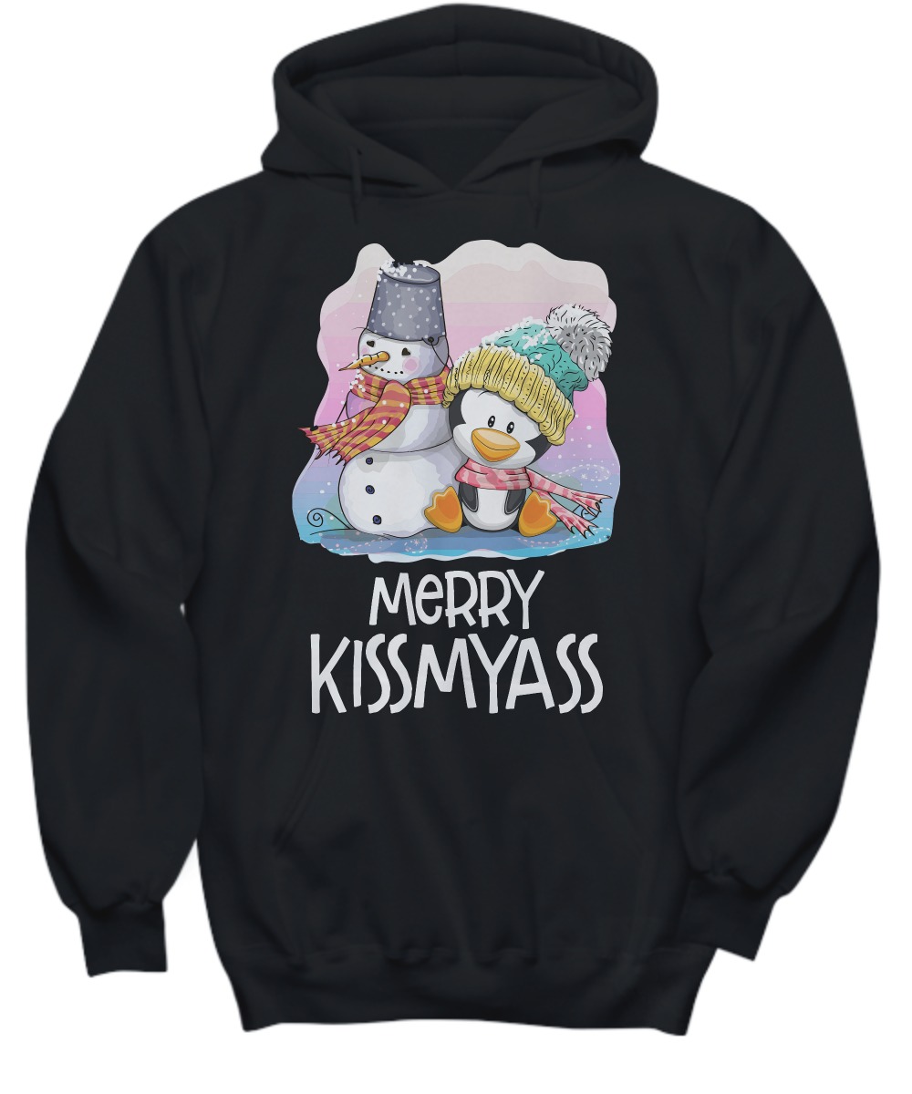 Penguin merry kissmyass shirt 2