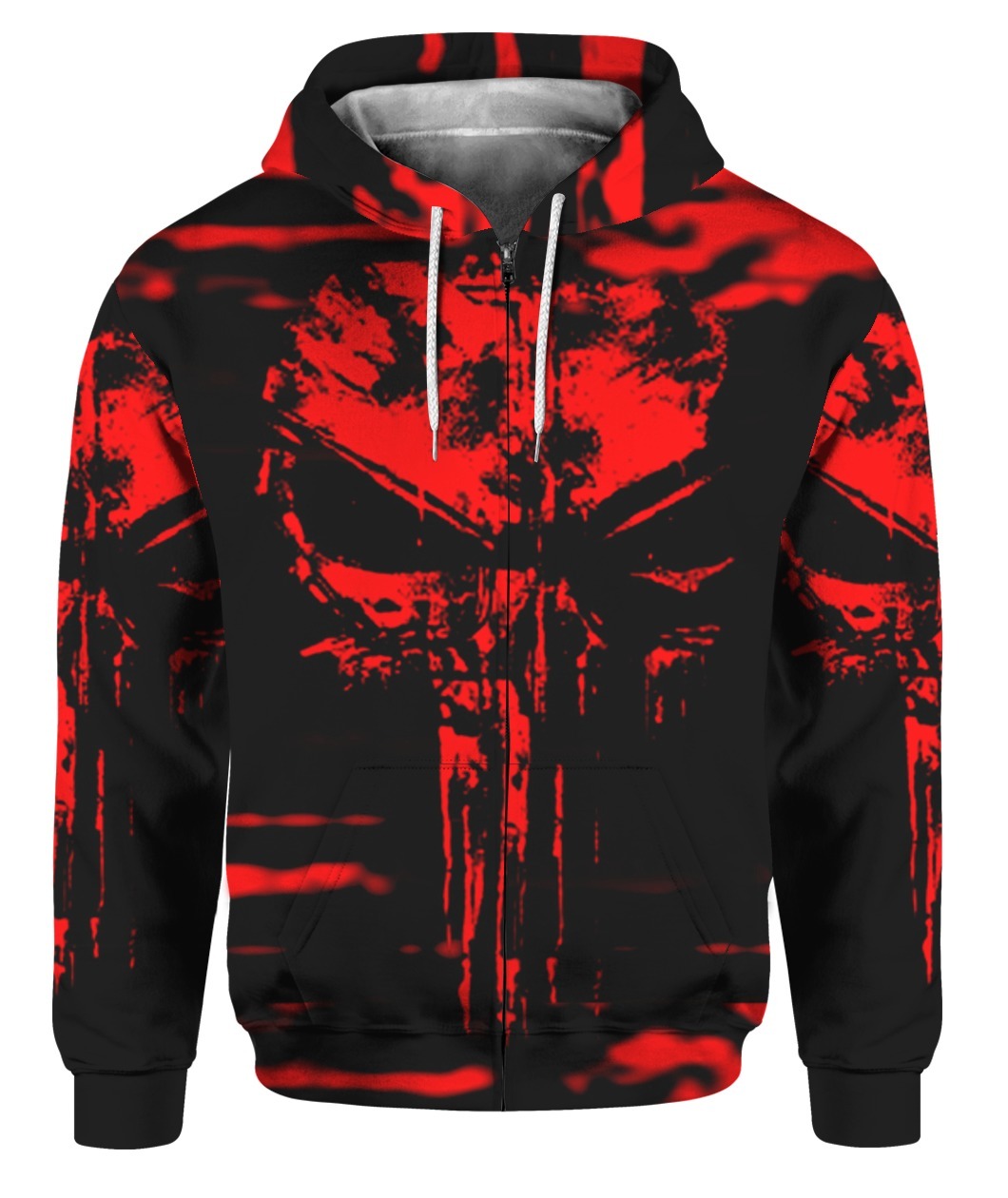 Punisher skull I'm not the hero you wanted I'm the monster you needed 3d hoodie 3