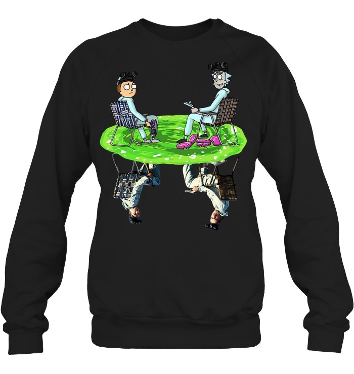 Rick and Morty Walter and Jesse Breaking Bad shirt 4