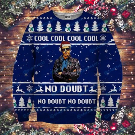 Brooklyn nine nine Cool No Doubt 3d full print Christmas sweater 4