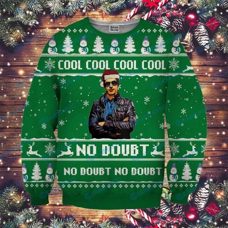 Brooklyn nine nine Cool No Doubt 3d full print Christmas sweater 3