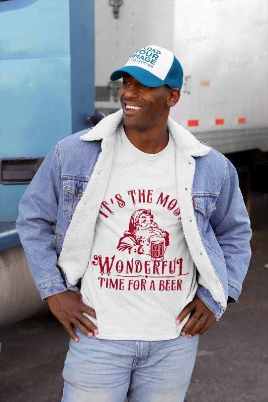 Santa Clause It's the most wonderful time for a beer shirt 4