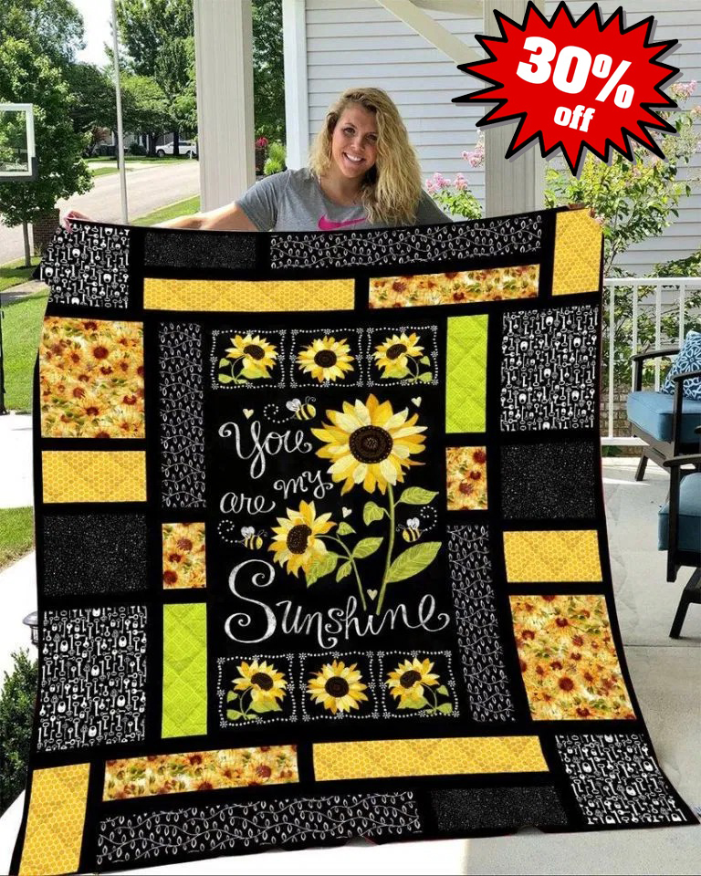 Sunflower You are my sunshine quilt 3