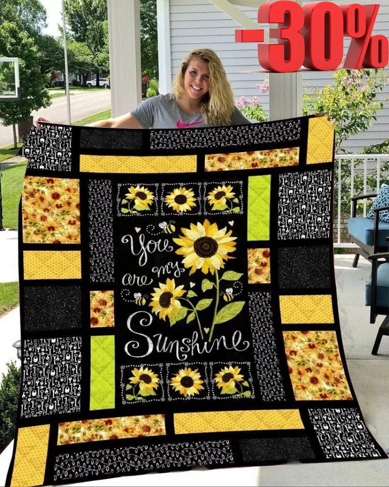 Sunflower You are my sunshine quilt 2