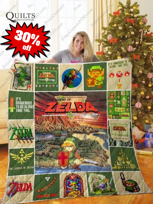 The legends of Zelda quilt blanket 3