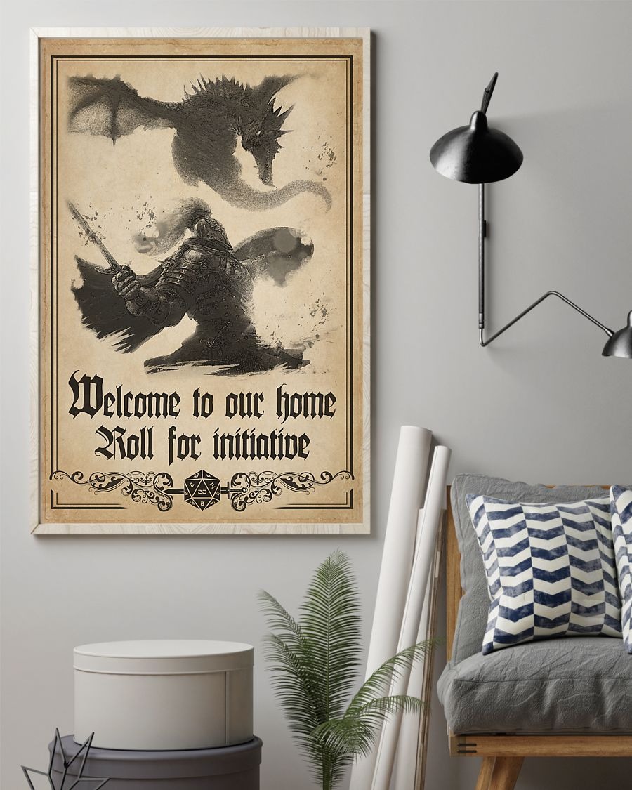 Welcome to our home roll for initiative poster 2