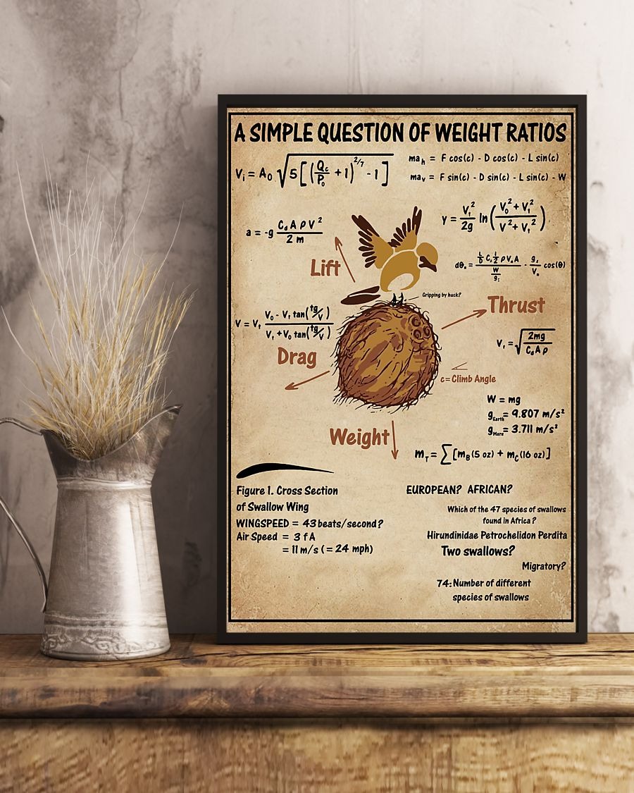 A simple question of weight rations poster 2