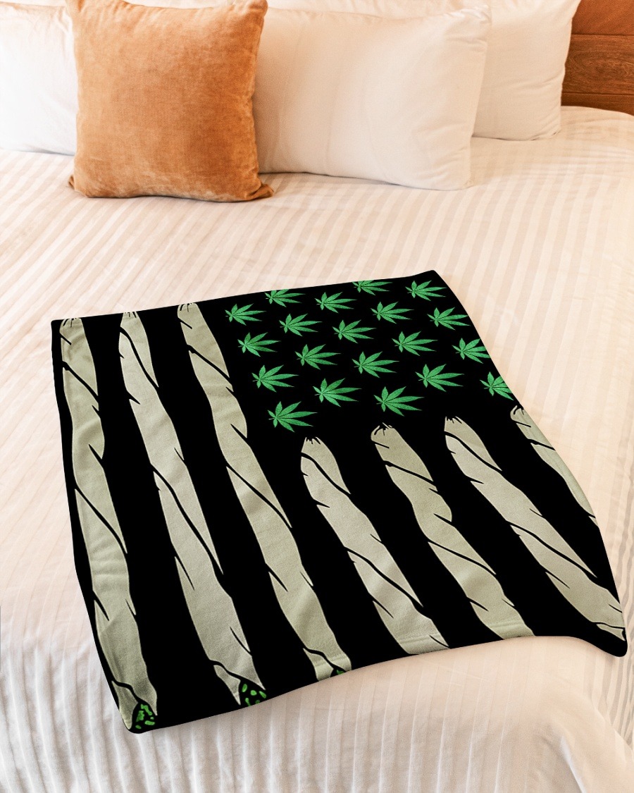 American flag weed blanket 2