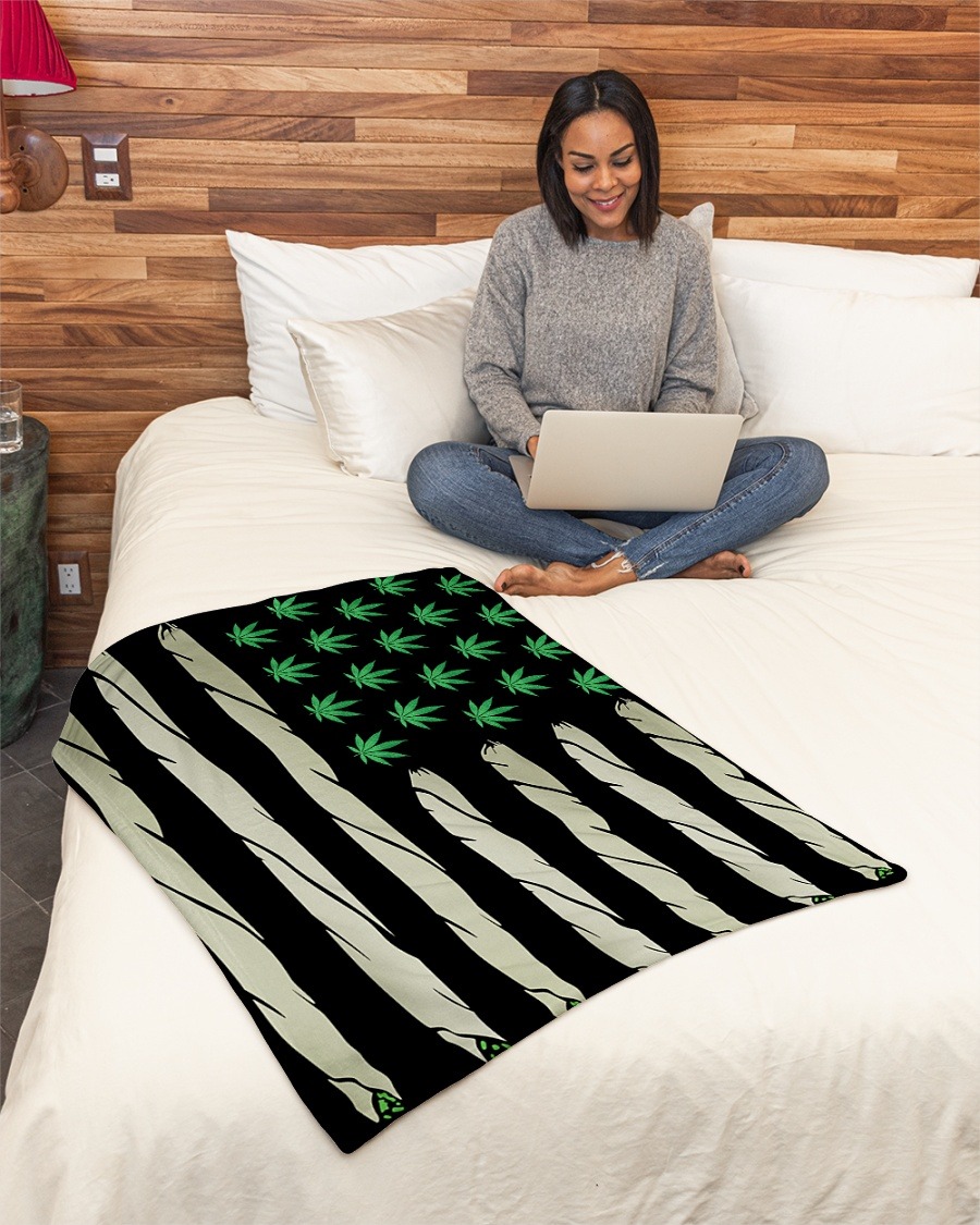 American flag weed blanket 3