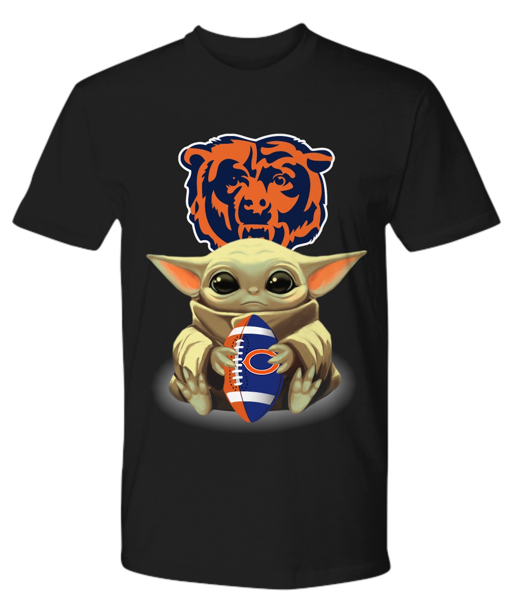 Baby Yoda Chicago bears shirt 2