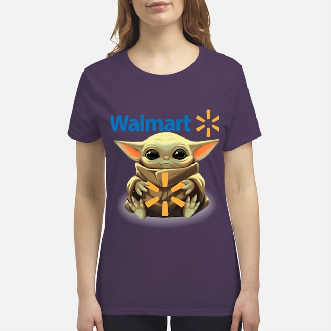 Baby Yoda Walmart premium women's shirt