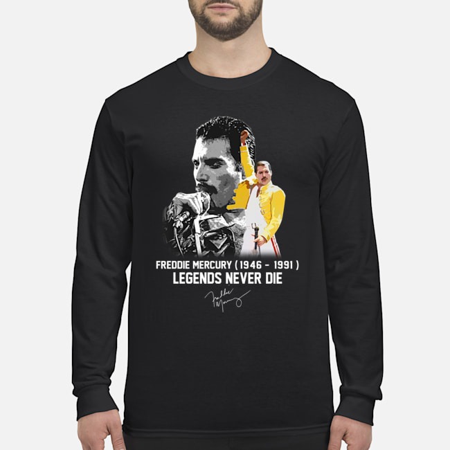 Freddie Mercury legend never die shirt 2