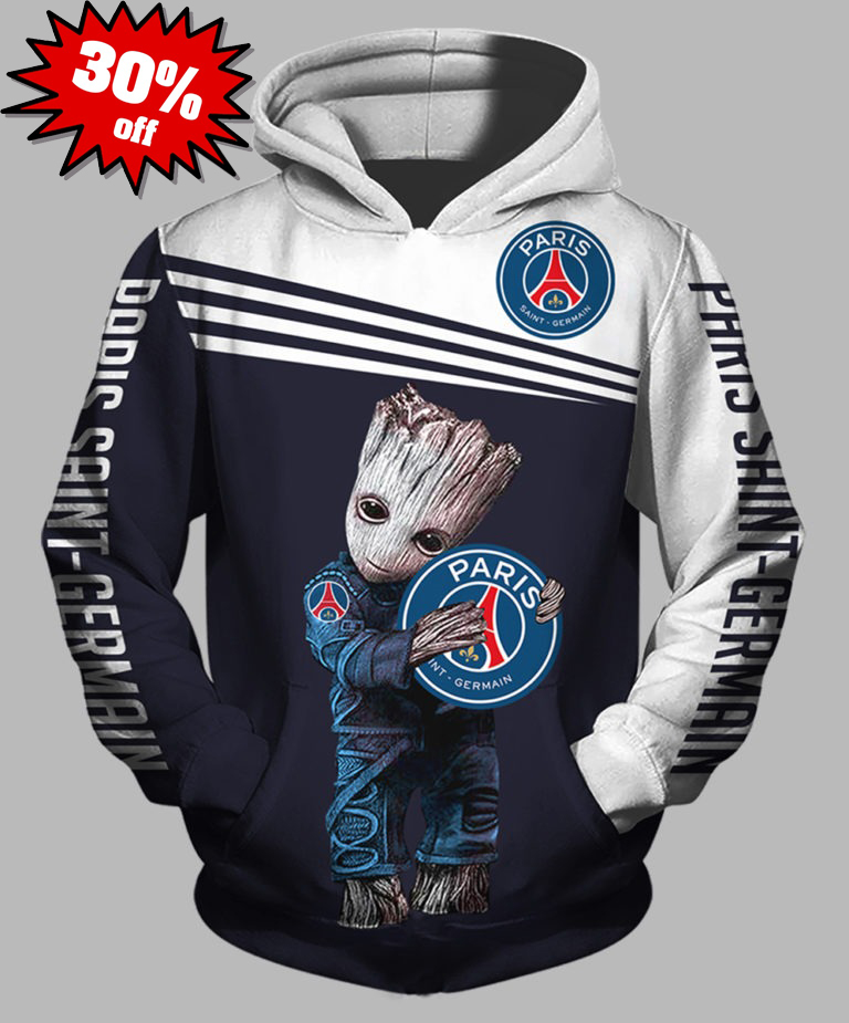 Groot PSG Paris Saint Germaint 3d hoodie 4