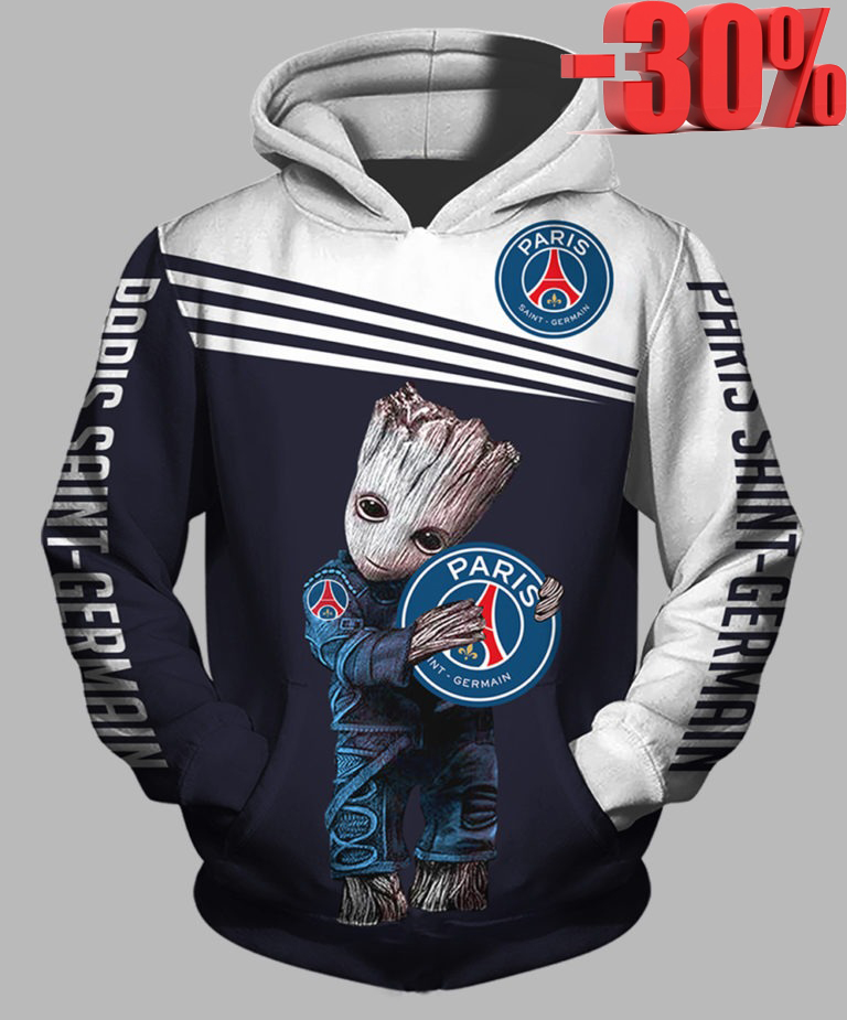 Groot PSG Paris Saint Germaint 3d hoodie 3