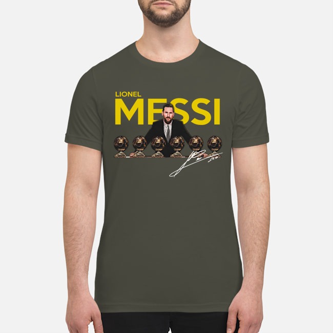 Messi 6th golden balls shirt 3