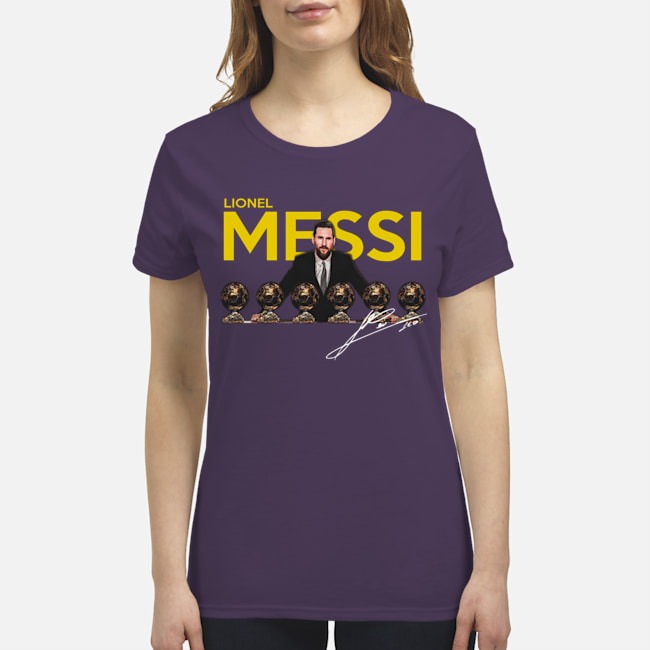 Messi 6th golden balls shirt 4