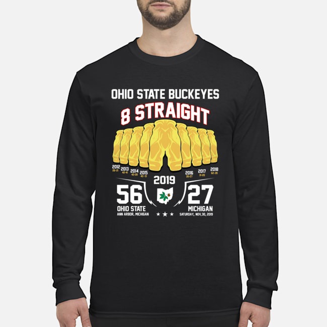 Ohio State Buckeyes 8 Straight shirt 2
