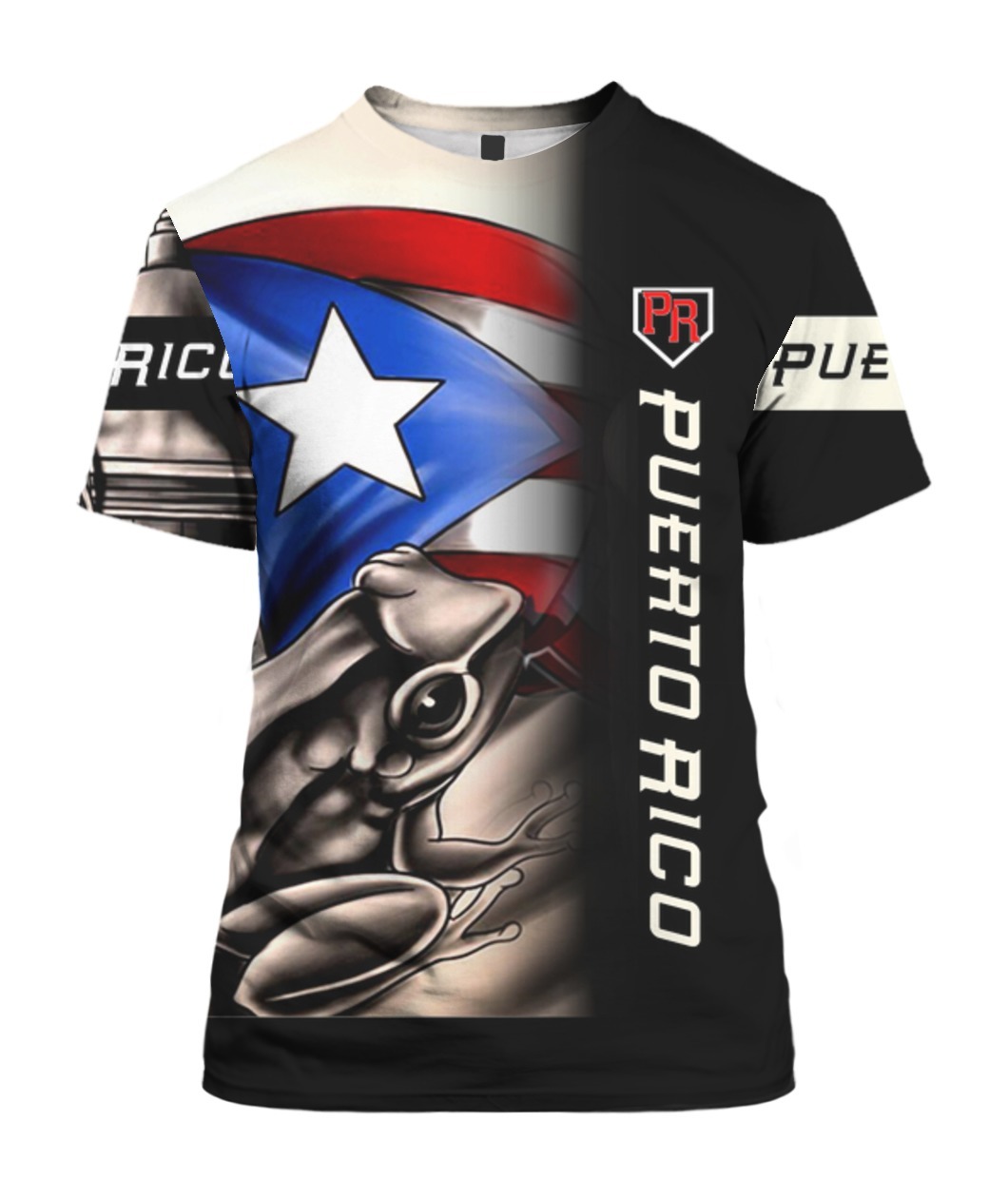 Puerto Rico Taino Symbols Team Pro 3d All Over 2