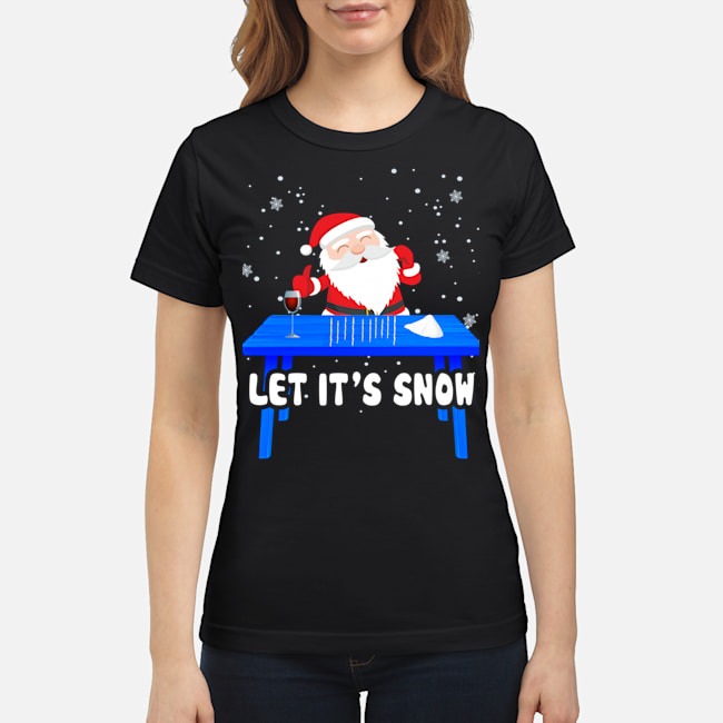 Santa Clause let it snow shirt 2