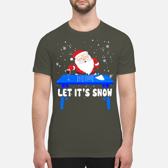 Santa Clause let it snow shirt 3