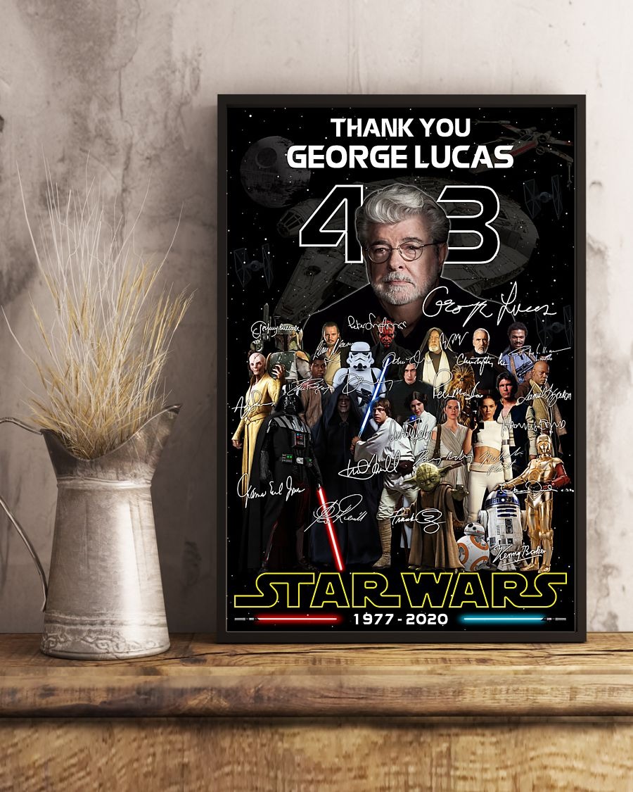 Thank you George Lucas Star War poster 3