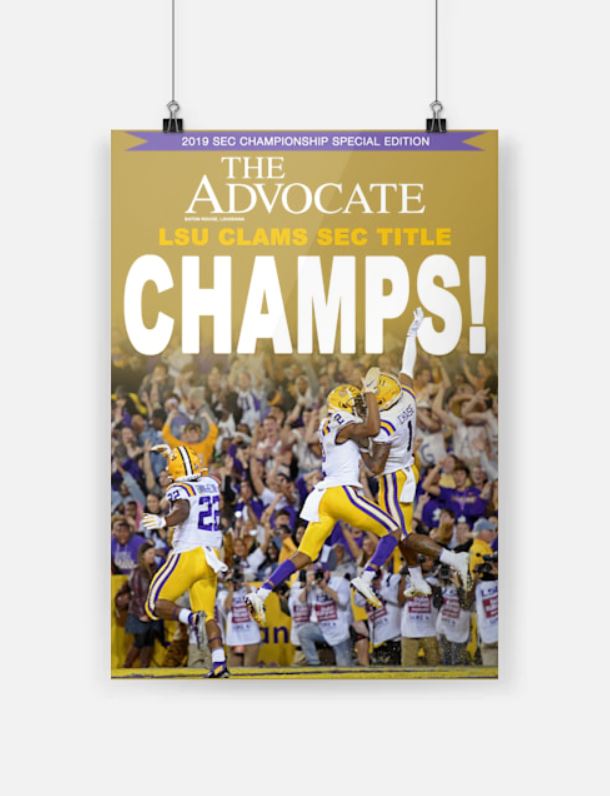 The advocate LSU poster 2